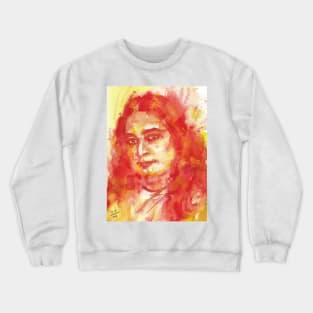 PARAMAHANSA YOGANANDA - watercolor portrait.1 Crewneck Sweatshirt